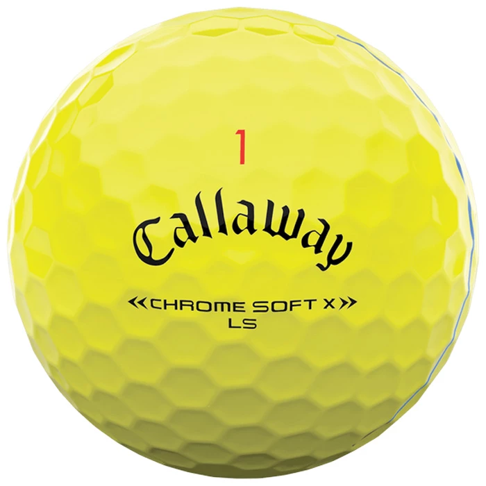 Callaway Chrome Soft X LS Triple Track Golf Balls - Yellow / Dozen 5 Callaway Chrome Soft X LS Triple Track Golf Balls - Yellow / Dozen - Image 3