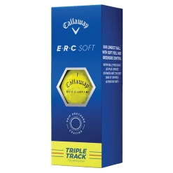 Callaway ERC Soft Triple Track Golf Balls - Yellow / Dozen -Ace Golf Clubs Store callaway ercsofttriple yellow 5