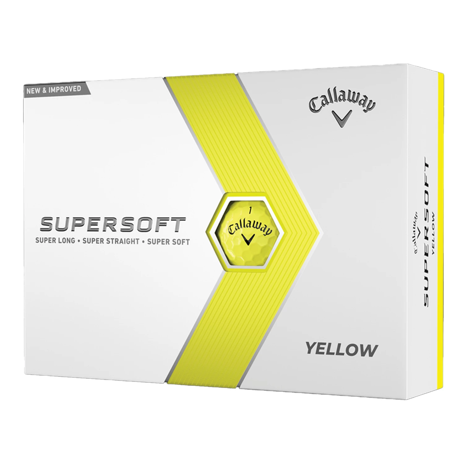 Callaway Supersoft Golf Balls - Yellow / Dozen 3 Callaway Supersoft Golf Balls - Yellow / Dozen
