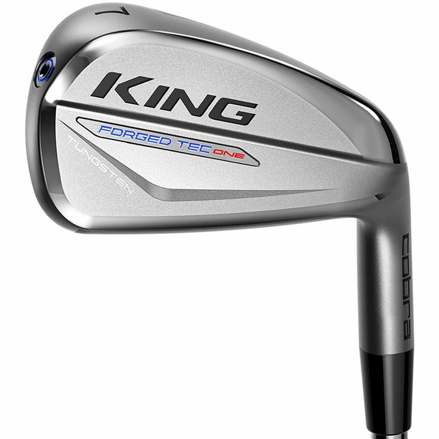 Cobra KING Forged Tec One Length Golf Irons Steel 3 Cobra KING Forged Tec One Length Golf Irons Steel
