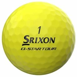 Srixon Q-STAR Divide Tour Golf Balls - Yellow/Orange / Dozen -Ace Golf Clubs Store srixon divide yelloworange 4