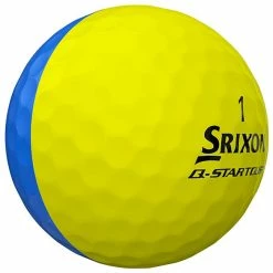 Srixon Q-STAR Divide Tour Golf Balls - Yellow/Blue / Dozen -Ace Golf Clubs Store srixon qstar divide yellowblue 5