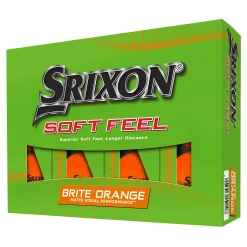 Srixon Soft Feel Brite Golf Balls - Orange / Dozen