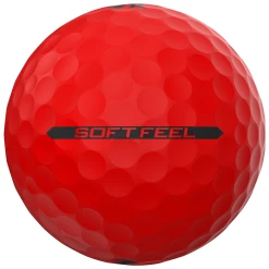 Srixon Soft Feel Brite Golf Balls - Red / Dozen -Ace Golf Clubs Store srixon sfbrite red 5