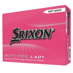 Srixon Soft Feel Ladies Golf Balls - White/ Dozen