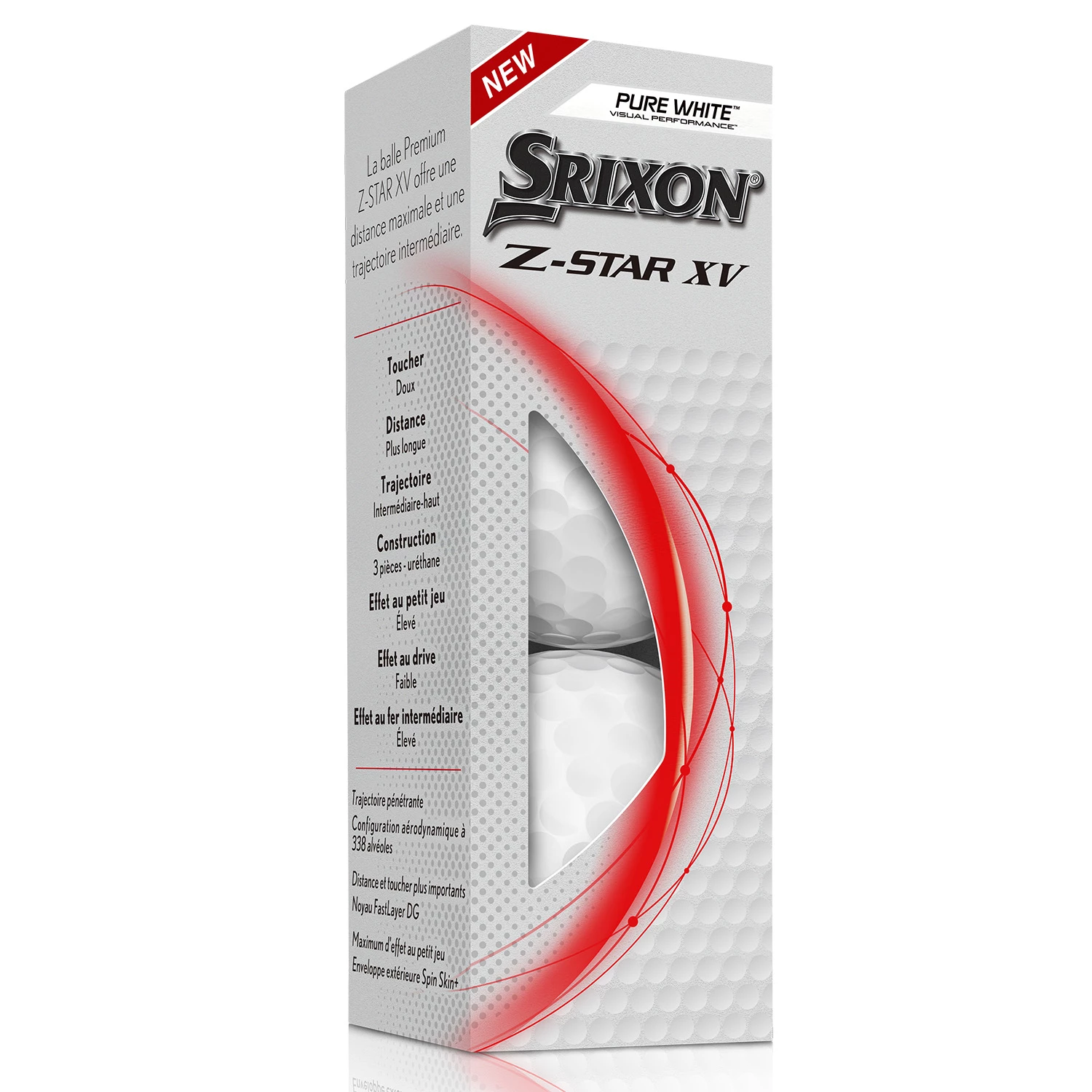 Srixon Z-STAR XV Golf Balls - Pure White / Dozen 7 Srixon Z-STAR XV Golf Balls - Pure White / Dozen - Image 5
