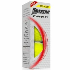 Srixon Z-STAR XV Golf Balls - Tour Yellow / Dozen -Ace Golf Clubs Store srixon zstar XV yellow 2