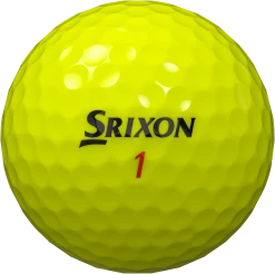 Srixon Z-STAR XV Golf Balls - Tour Yellow / Dozen -Ace Golf Clubs Store srixon zstar XV yellow 6