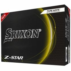 Srixon Z-STAR Golf Balls - Pure White / Dozen