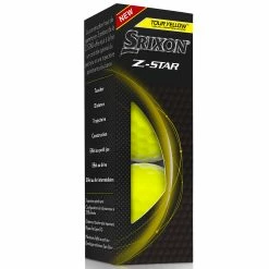 Srixon Z-STAR Golf Balls - Tour Yellow / Dozen -Ace Golf Clubs Store srixon zstar yellow 22028429