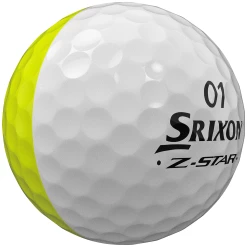 Srixon Z-STAR Divide Golf Balls -Ace Golf Clubs Store srixon zstardivide whiteyellow 5