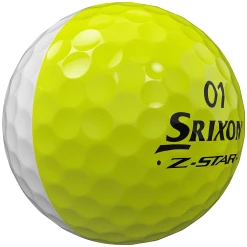 Srixon Z-STAR Divide Golf Balls -Ace Golf Clubs Store srixon zstardivide whiteyellow 6