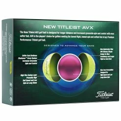 Titleist AVX Golf Balls - 4 For 3 (with Personalisation) - Yellow / 4 Dozen -Ace Golf Clubs Store titleist AVX yellow 22028629