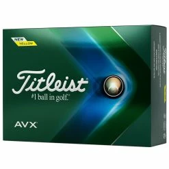 Titleist AVX Golf Balls - Yellow / Dozen -Ace Golf Clubs Store titleist AVX yellow 42028729