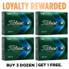 Titleist AVX Golf Balls - 4 For 3 (with Personalisation) - White / 4 Dozen -Ace Golf Clubs Store titleist loyalty rewarded avx white personalised 1