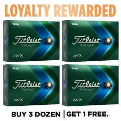 Titleist AVX Golf Balls - 4 For 3 (with Personalisation) - White / 4 Dozen