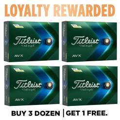 Titleist AVX Golf Balls - 4 For 3 (with Personalisation) - Yellow / 4 Dozen