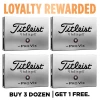 Titleist Pro V1x Left Dash Golf Balls - 4 For 3 (with Personalisation) -Ace Golf Clubs Store titleist loyalty rewarded prov1x leftdash white personalised 1