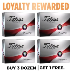 Titleist 2023 Pro V1x Golf Balls - 4 For 3 (with Personalisation) - White / 4 Dozen