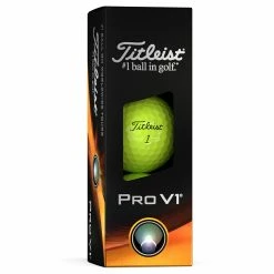 Titleist 2023 Pro V1 Golf Balls - 4 For 3 (with Personalisation) - Yellow / 4 Dozen -Ace Golf Clubs Store titleist prov1 yellow 22028129