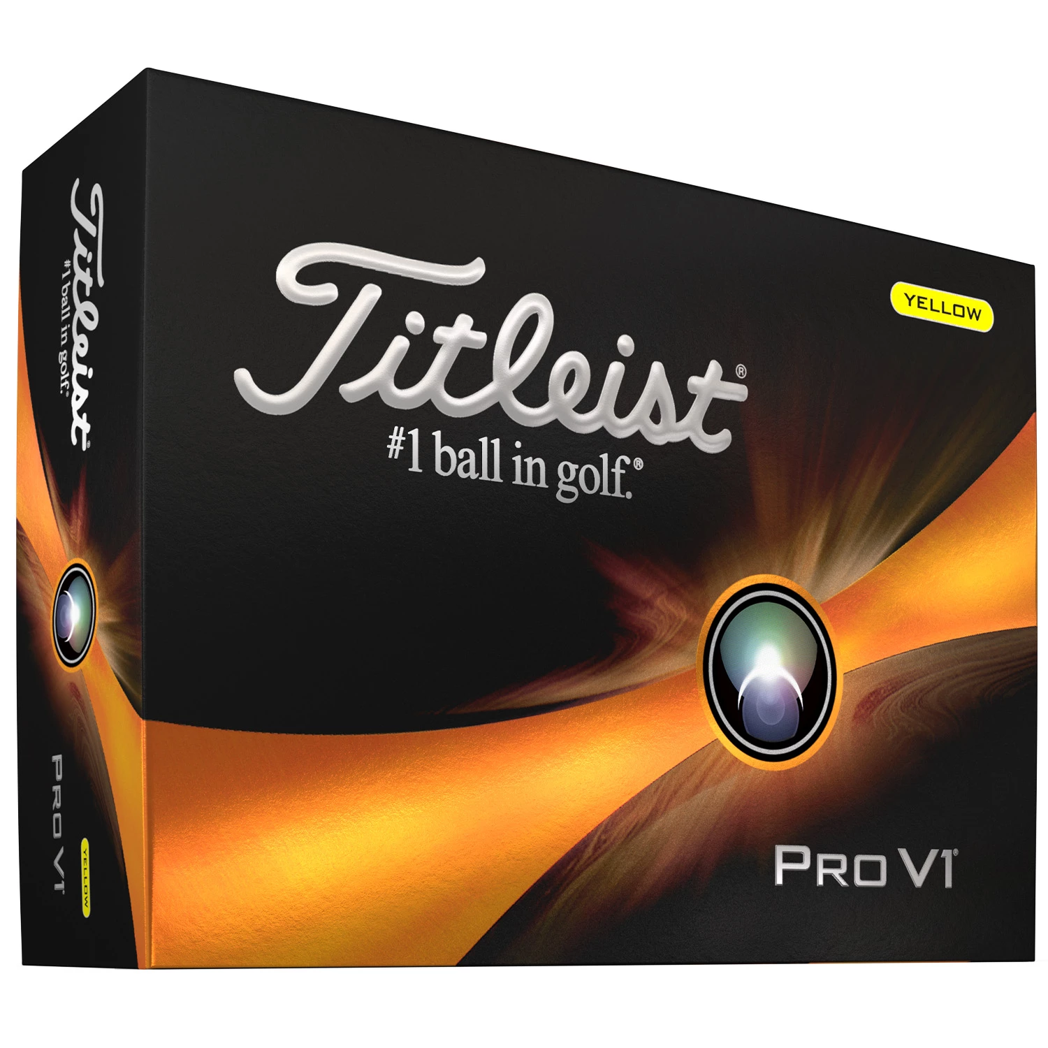 Titleist 2023 Pro V1 Golf Balls - Yellow / Dozen 10 Titleist 2023 Pro V1 Golf Balls - Yellow / Dozen - Image 8