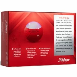 Titleist TruFeel Golf Balls - Red / Dozen -Ace Golf Clubs Store titleist trufeel red 22028129
