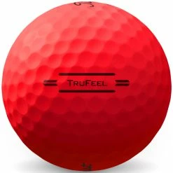 Titleist TruFeel Golf Balls - Red / Dozen -Ace Golf Clubs Store titleist trufeel red 52028129