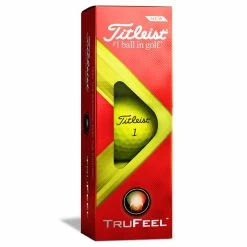 Titleist TruFeel Golf Balls - Yellow / Dozen -Ace Golf Clubs Store titleist trufeel yellow 2022 3