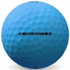 Titleist Velocity Golf Balls - Matte Blue / Dozen -Ace Golf Clubs Store titleist velocity blue 6