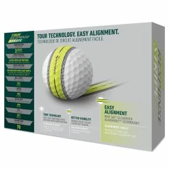 TaylorMade Tour Response Golf Balls - Sight / Dozen -Ace Golf Clubs Store tourstripewhite22 2