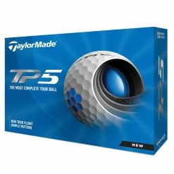 TaylorMade TP5 Golf Balls - White / Dozen